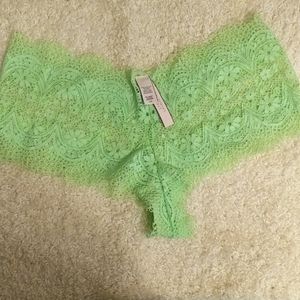 VS Lime Green Boyshort Shortie/Minishort Panty